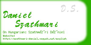 daniel szathmari business card